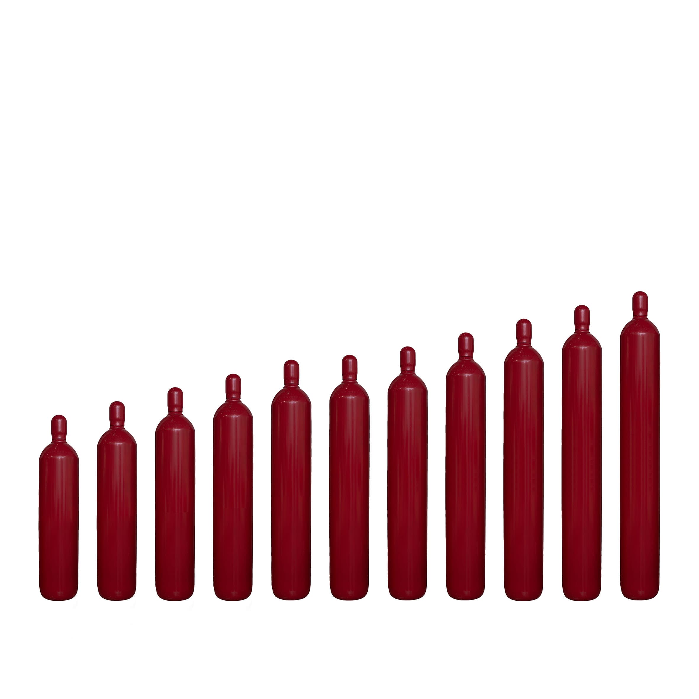 DOT standard 279 mm high pressure cylinder