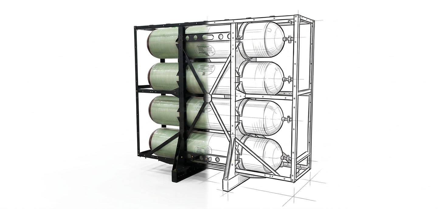 CNG Type 2 Cylinder CNG Type 2 Hoop-Wrapped Composite Cylinder